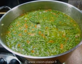 Comment préparer et cuire des petits pois surgelés