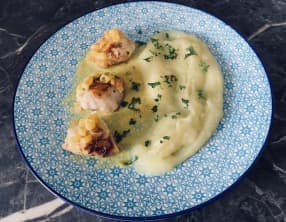 Joues de lotte au safran