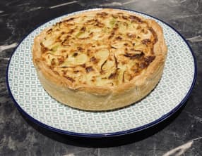 Quiche aux poireaux et au parmesan