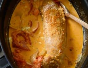 Filet mignon au Boursin et tomates