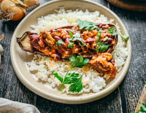 Aubergines au four à la mexicaine