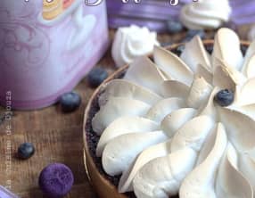 Tarte américaine aux myrtilles