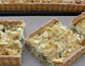 Tarte courgette et feta