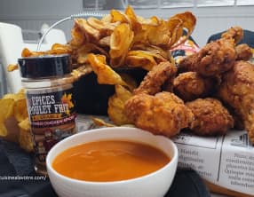 Poulet frit épices à l’érable