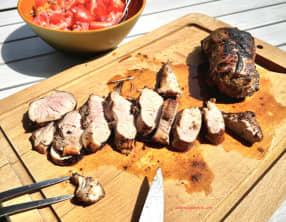 Filet mignon de porc au barbecue