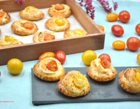 Feuilletés chèvre et tomate