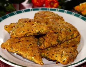 Scones aux courgettes à l'emmental