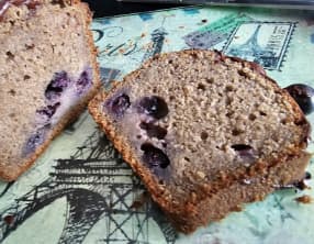 Cake aux myrtilles sans gluten