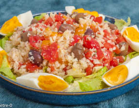 Taboulé de chou fleur aux légumes d’été