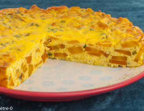 Gâteau salé aux carottes, aux oeufs et à la ricotta