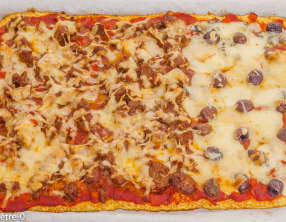 Pizza de chou fleur pour tous les goûts