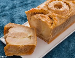 Cake flan aux pommes