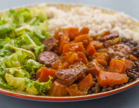 Dahl de lentilles aux patates douces