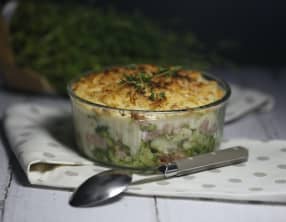 Crumble de brocolis thym et parmesan
