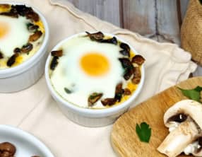 Oeufs cocotte d'automne