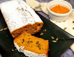 Cake au potimarron et graines de courge