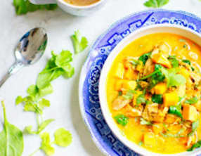 Panch Phoron Kaddu Sabzi ayurvédique