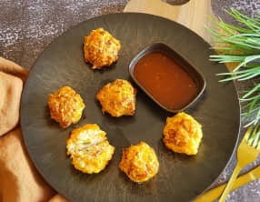 Boulettes de riz au poulet à la grecque