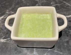 Lait de vert de poireaux