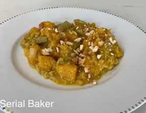 Curry butternut rhubarbe