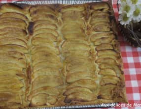 Tarte fine aux pommes caramélisées