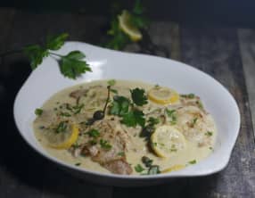 Escalopes de veau au citron et aux câpres