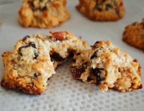 Cookies aux noix et pépites de chocolat