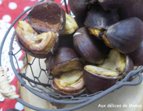 Châtaignes grillées à l'Airfryer ou au four