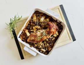 Longe de porc au miel et romarin