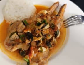 Mignonnettes de lapin aux champignons