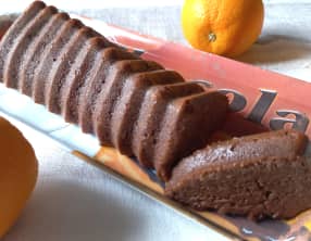 Gâteau de semoule au chocolat et à l’orange