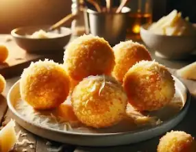 Boulettes appéritves au gruyère et parmesan