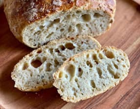 Pain cocotte sans pétrissage