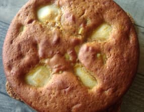 Moelleux crème de marrons et poires