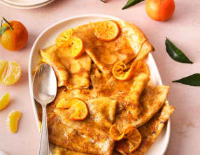 Crêpes Suzette à la Clémentine de Corse