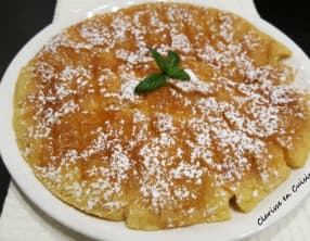Gâteau aux pommes cuit à la poêle super rapide