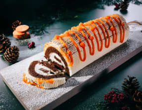 Bûche de noël à la patate douce