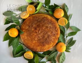 Gâteau aux amandes et clémentines