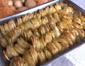 Tian de pommes de terre aromatisé au thym et à l’origan