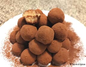Bonbons Tiramisu façon truffes sans cuisson