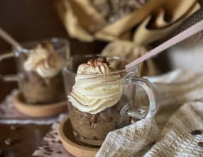 Riz au lait comme un Cappuccino