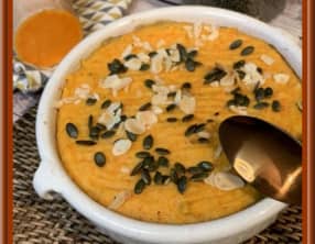 Parmentier de lentilles et butternut
