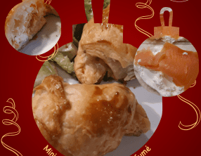 Mini croissants au saumon fumé et fromage frais