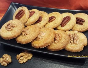 Sablés aux noix de pécan et sirop d’érable