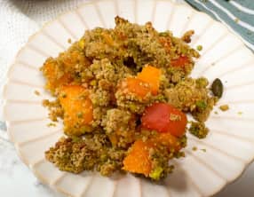 Crumble aux abricots