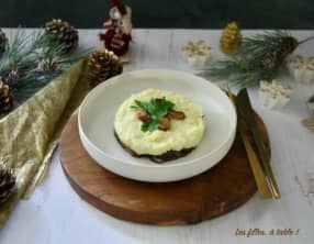 Parmentier de confit de canard et foie gras