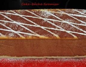 Cake ou bûche tiramisu