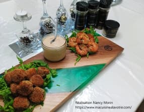 Boulettes boeuf Rub Café et sa trempette