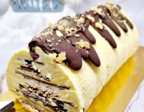 Bûche glacée façon viennetta
