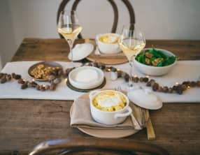 Cocottes de patates gratinées fromage et saucisse